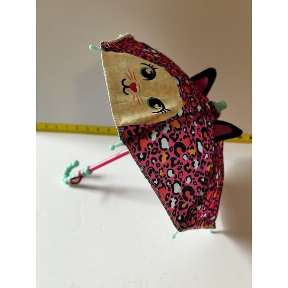 My Life As Doll Cat Kitty Rainy Day Play Umbrella 12" Tall Doll Accessories - Picture 1 of 4